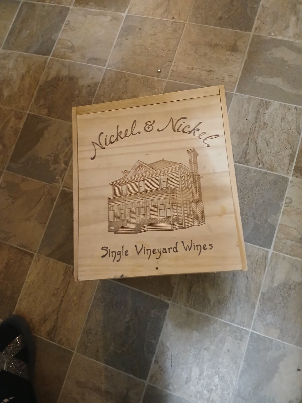 Nickel & Nickel Single Vineyard Wines Wooden Crate - Natural Wood